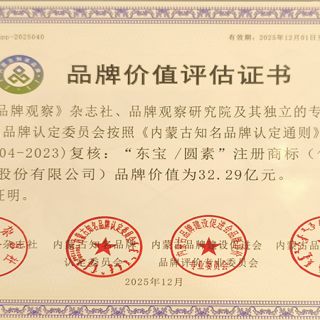豪门国际官网/圆素品牌价值评估证书